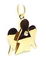 Pendente Roberto Giannotti Chiama Angeli in Oro Diamante NKT195 - NKT195